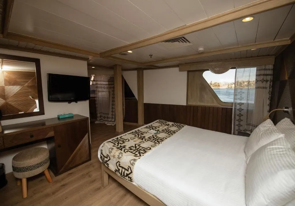 Cabin aboard the SUNRISE Mahrousa Nile Cruise Nile cruise